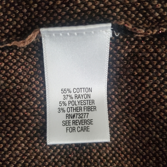 Croft & Barrow Petite Leopard Print Cardigan - Picture 6 of 6